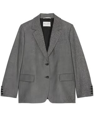 Marc O' Polo Striped Blazer - Gray