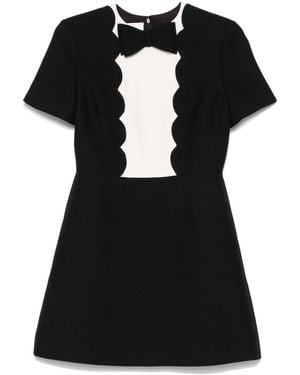 Valentino Garavani Panelled Mini Dress - Black