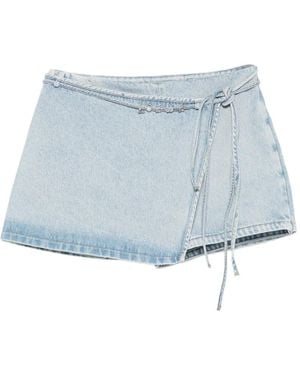 Loewe X Paula's Ibiza Shorts Im Wickelstil - Blau