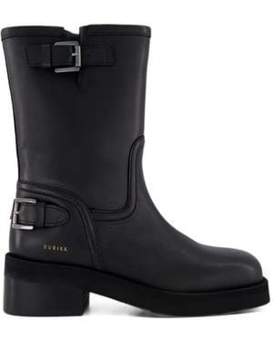Nubikk Eve Leva Buckle-Detail Boots - Black