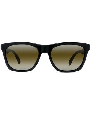 Vuarnet Legend 05 Originals Rectangle-Frame Sunglasses - Green