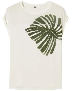 Twinset T-Shirt With Print And Embroidery - White