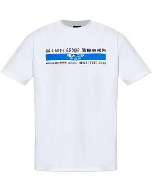 44 Label Group Print T-Shirt - White