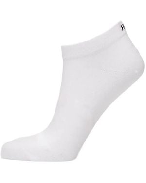 HUGO Lot De Six Paires De Chaussettes À Logo Imprimé 6P - White
