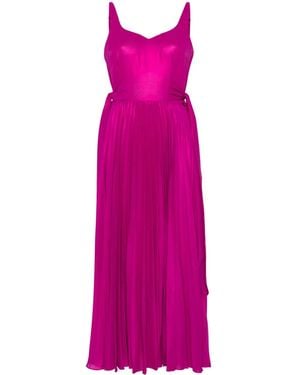 Parlor Maxikleid Im Metallic-Look - Lila