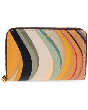Paul Smith Dusky Swirl-Print Wallet - White