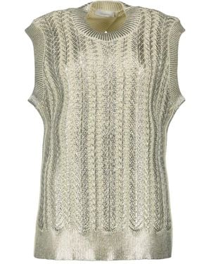 Rabanne Top Smanicato - Neutro