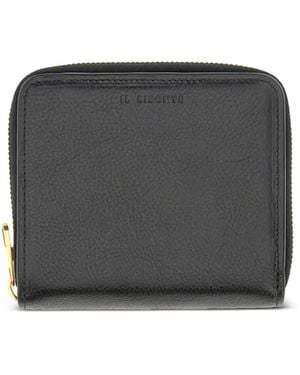 Il Bisonte Zipped Wallet - Black