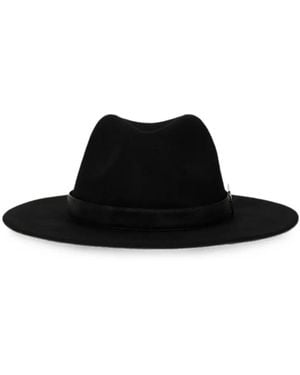 KARL LAGERFELD K/Autograph Fedora - Black
