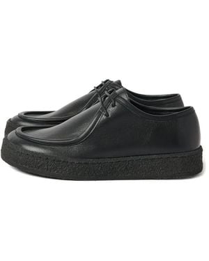 Studio Nicholson Leitch Two-Eyelet Leather Boots - Black