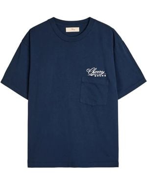 CHERRY LA T-Shirt À Broderies - Blue