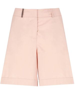 パンツ PESERICO Women Shorts  Burmudas P0453501964 048 Beige PESERICO | Beige Women's Shorts & Bermuda | YOOX