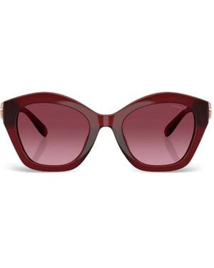 COACH Logo-Plaque Cat-Eye Sunglasses - Purple