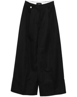 Simone Rocha Button Wide Trousers - Black