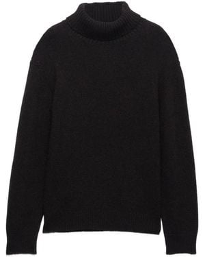 Prada Rollkragenpullover Aus Kaschmir - Schwarz