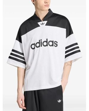 adidas Adicolor Oversized American Football Jersey - White