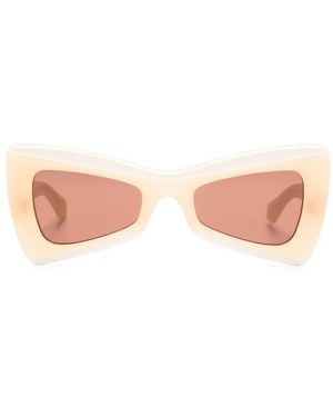 Off-White c/o Virgil Abloh Nashville Geometric Sunglasses - Pink