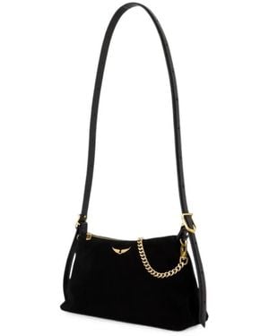 Zadig & Voltaire Jim Mini Suede Bag - White