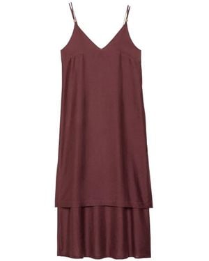 Ottod'Ame Vestido Con Tirantes Finos - Morado