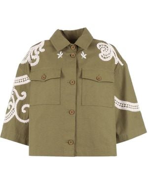 Weekend by Maxmara Embroidery Shirt - Green