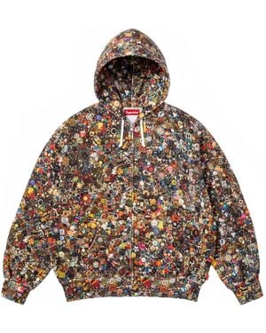 Supreme X Mike Kelley Graphic-Print Hoodie - Brown