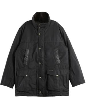 Barbour Sandale Waxed-Finish Multi-Pocket Jacket - Black