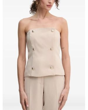MARCIANO BY GUESS Strapless Top - Natural