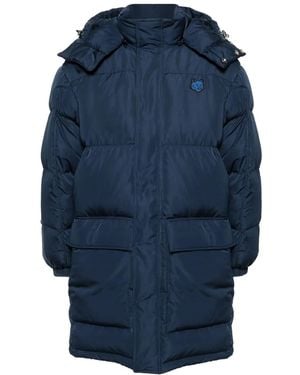 Maison Kitsuné Plumífero Con Aplique Fox - Azul