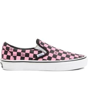 Vans Vlogo Checkerboard Sneakers - Purple