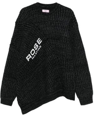 Martine Rose Fisherman-Rib Sweater - Black