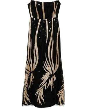 BLAKLACE Bead Embellishment Dress - Black