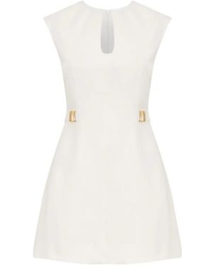 Acler Kearby Keyhole Mini Dress - White