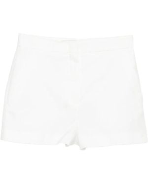 Fendi Klassische Shorts Mit Falten - Weiß