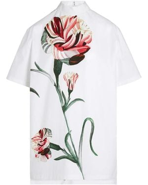 Giambattista Valli フローラル ブラウス - ホワイト