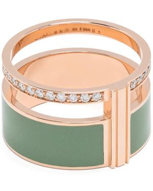 Repossi 18Kt Roségouden Ring Met Diamant - Roze