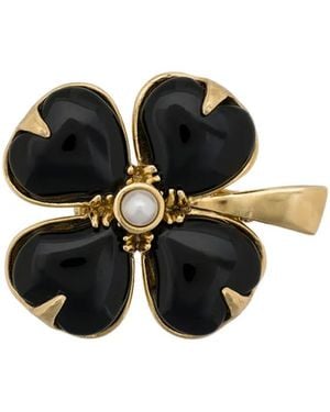 Goossens Broche Trefle - Negro