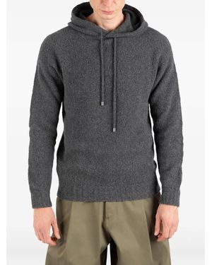 Societe Anonyme Paul Knitted Hoodie - Grey