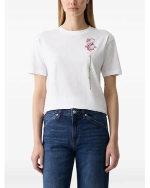 Joop! Floral-Print T-Shirt - White