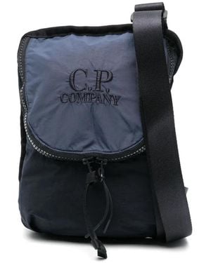 C.P. Company Plain Paper Kuriertasche - Blau
