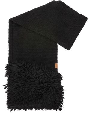 Loewe Schal Mit Logo-Patch - Schwarz