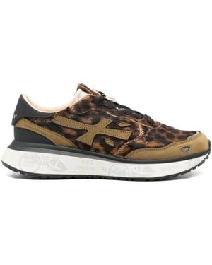 Premiata Lauryn レオパード スニーカー - ブラウン