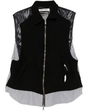 Undercover Gilet Con Design Patchwork - Nero