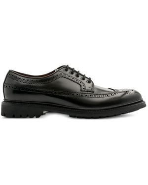 Lottusse Walton Brogue Derby Shoes - Black