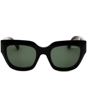 PUCCI Geometric-Frame Sunglasses - Black