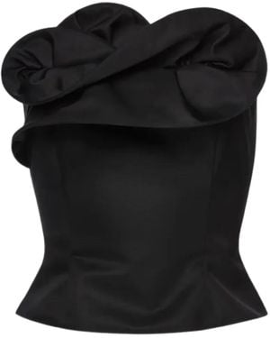 Magda Butrym Bustier Top - Black