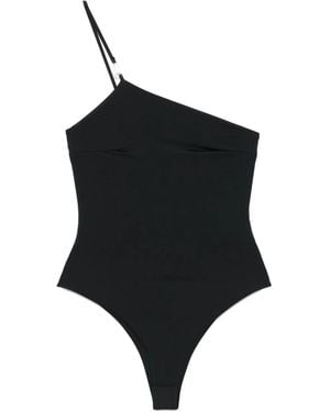 Patrizia Pepe Asymmetrisch Badpak - Zwart