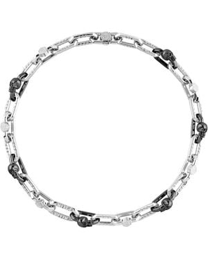 Philipp Plein Collana A Catena - Metallizzato