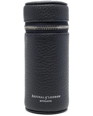 Aspinal of London Estuche para pelotas de golf texturizado - Negro