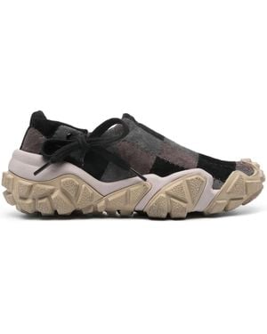 Acne Studios Boltzer Patchwork-Sneakers - Braun