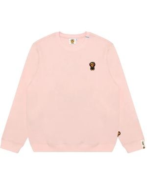*BABY MILO® STORE BY *A BATHING APE® Graphic-Print Sweatshirt - Pink
